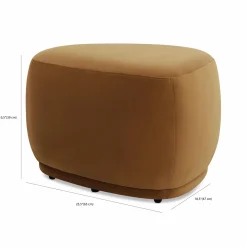 Poly - Organic-shaped Ottoman
