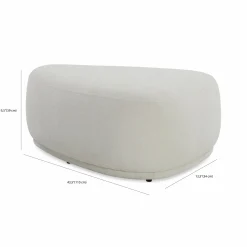 Poly - Organic-shaped Ottoman