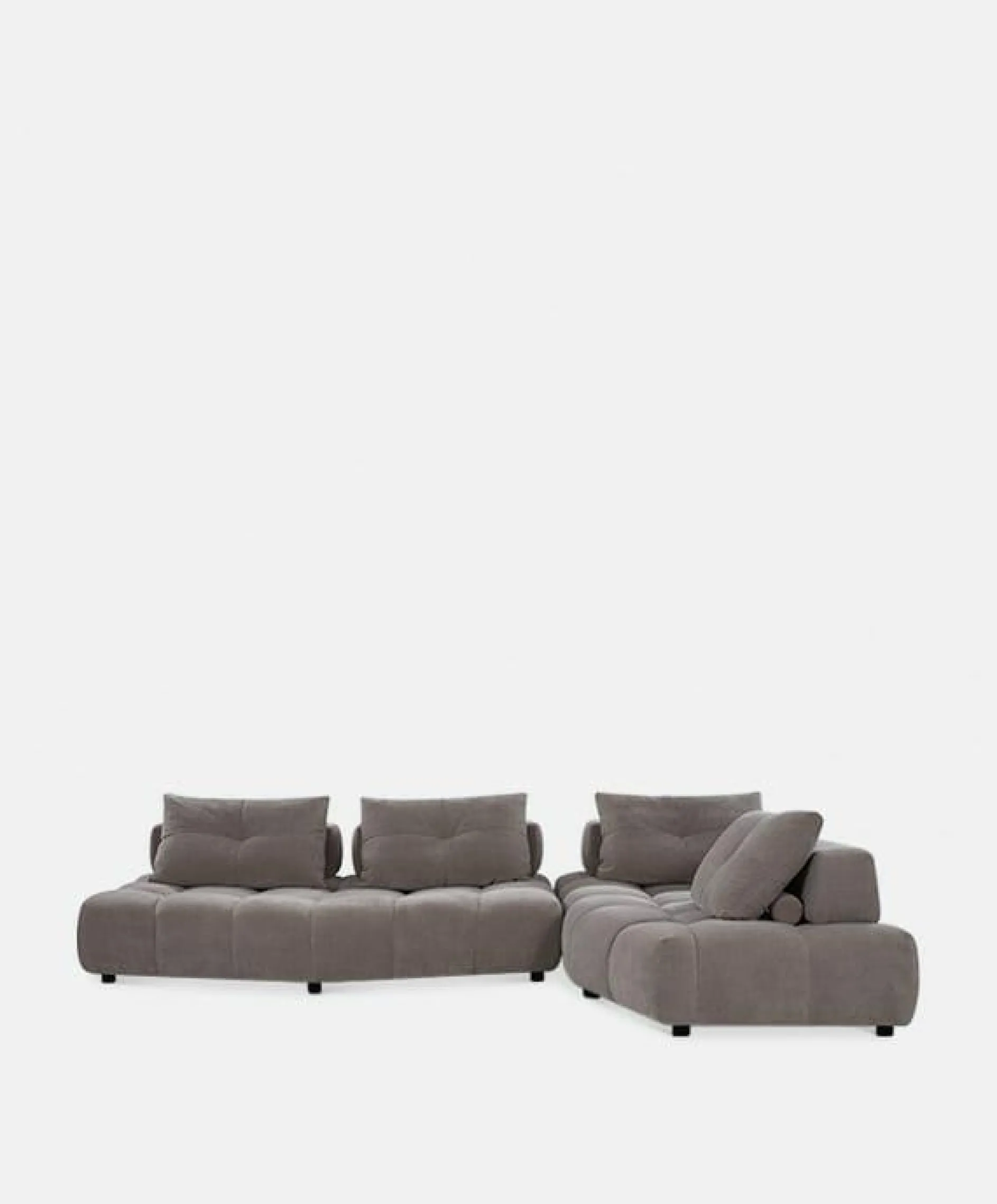 Pop - Quilted Fabric Sectional Sofa by Miki Ferrari