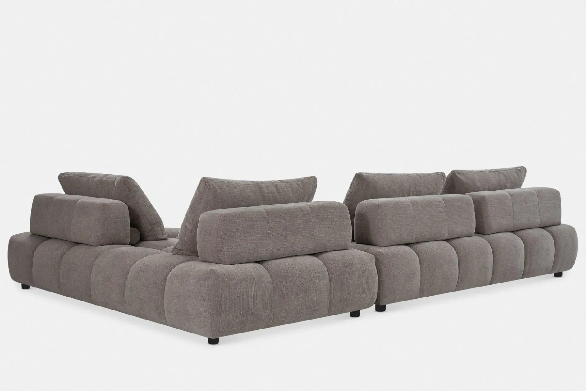 Pop - Quilted Fabric Sectional Sofa by Miki Ferrari