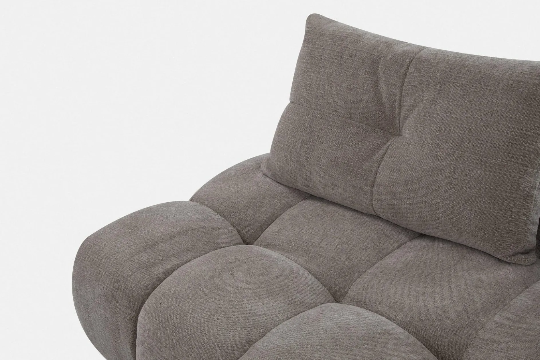 Pop - Quilted Fabric Sectional Sofa by Miki Ferrari