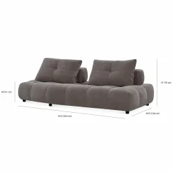 Pop - Quilted Fabric Sectional Sofa by Miki Ferrari