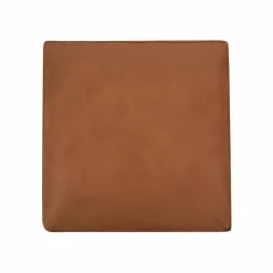 Praline - Square Pouf in Leather by Furninova