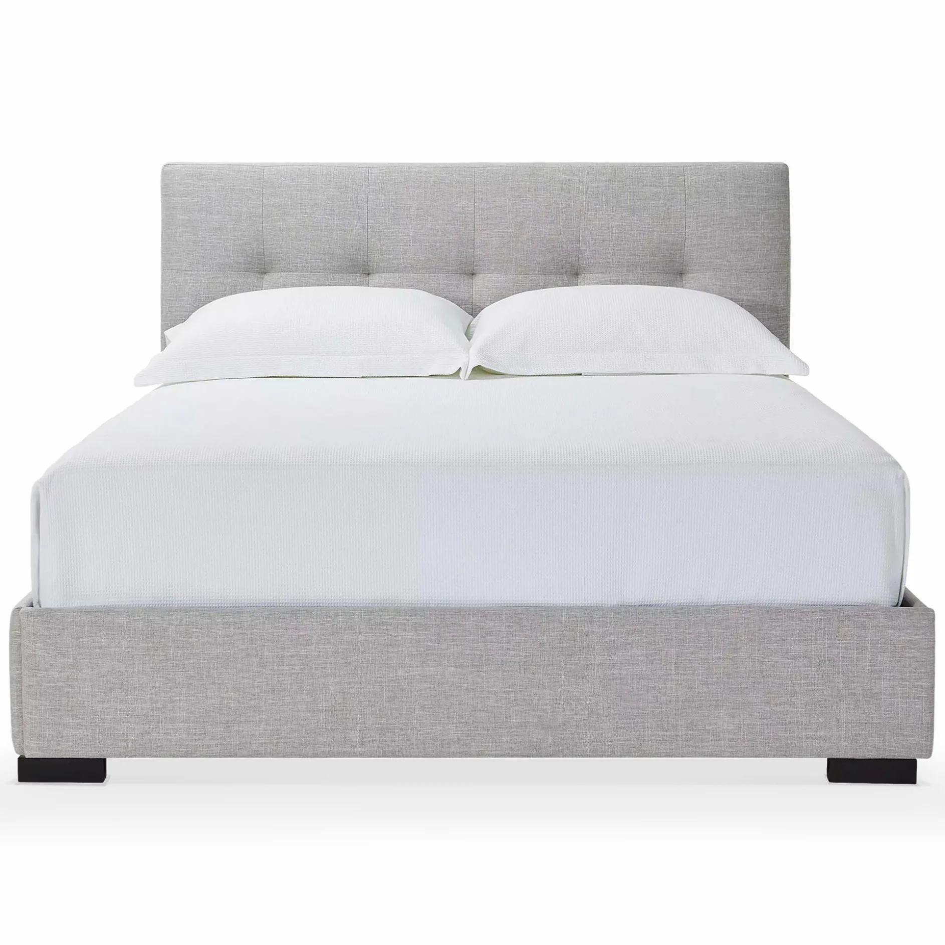 Quart de lune - Upholstered Bed with Optional Storage