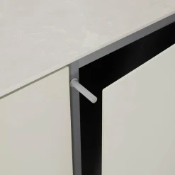 Raundo - Metal Sideboard with Ceramic Top
