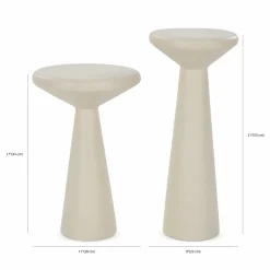 Ravine - Concrete Side Table Set by Four Hands