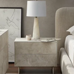Rima - Natural Stone Table Lamp