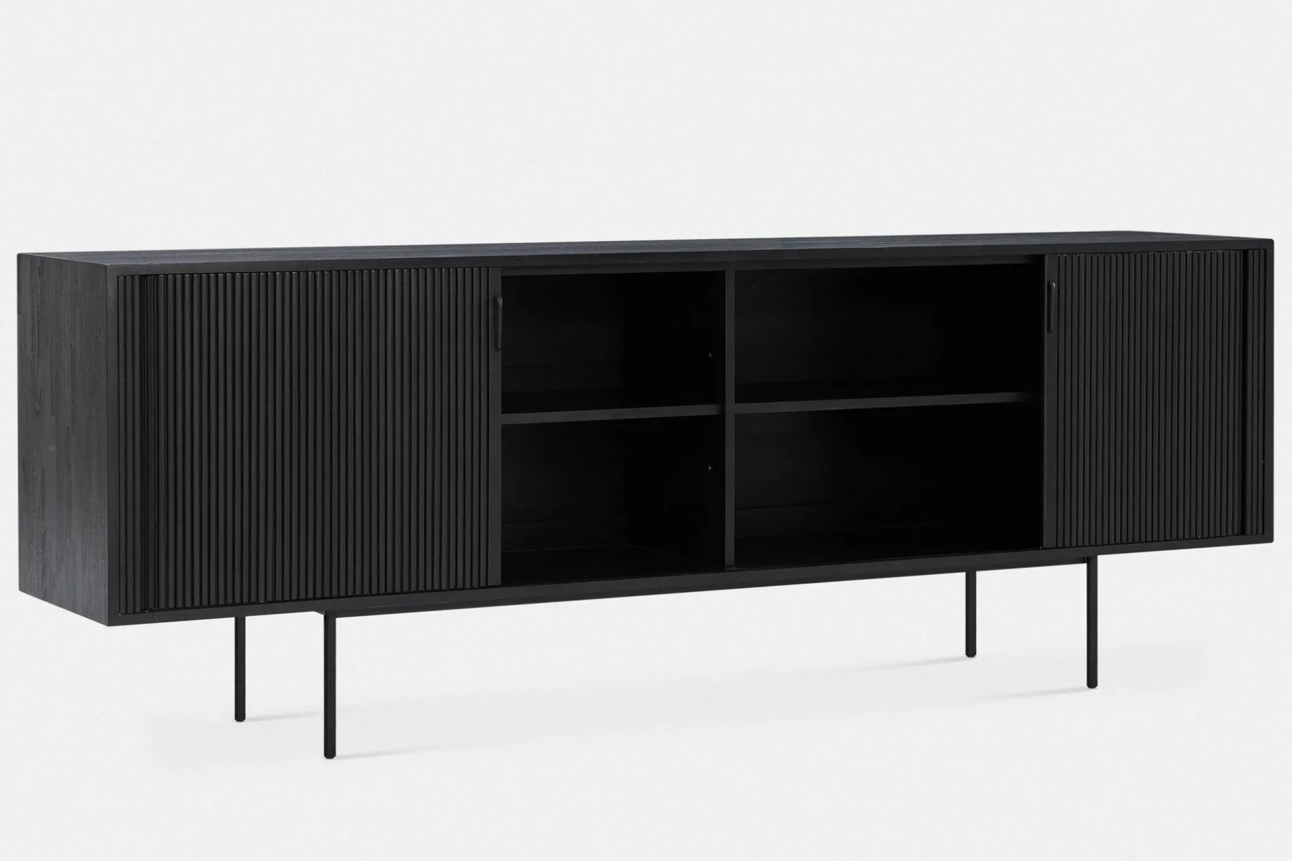 Roller Max - Mahogany and Teak Wood Credenza by Ethnicraft