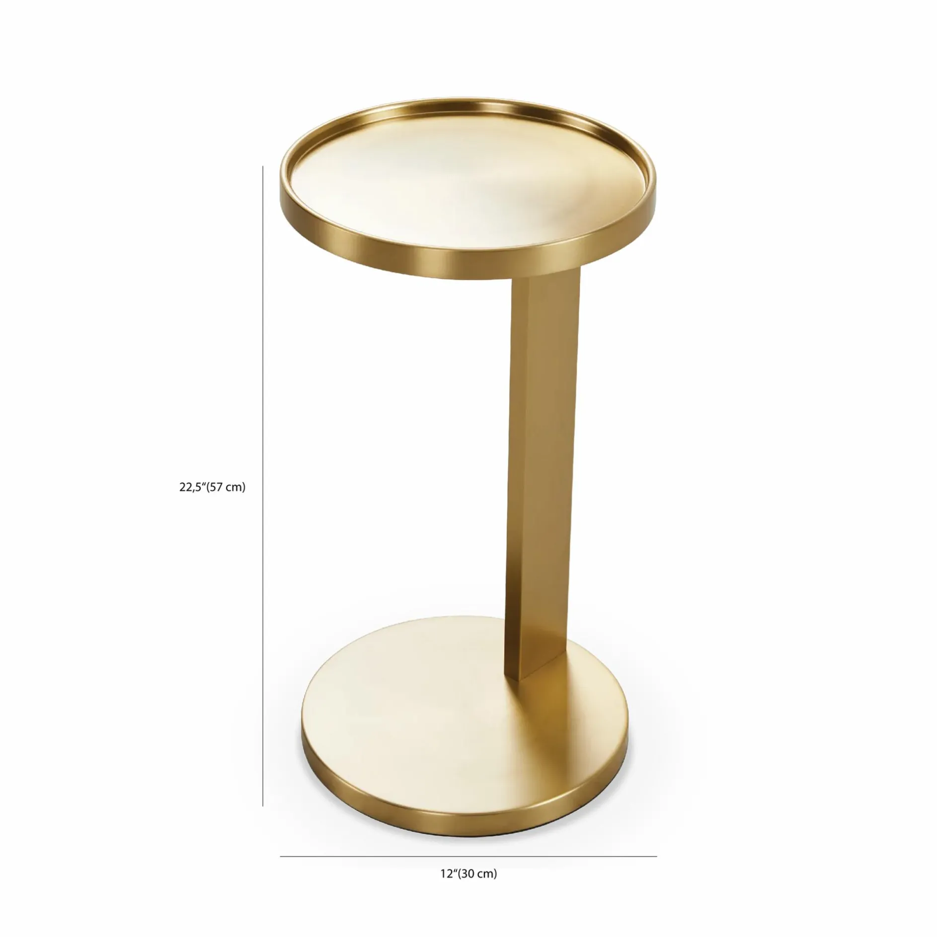 Rookie - Antique Brass Side Table
