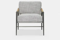 Rowen - Heathered Fabric Armchair by Four Hands