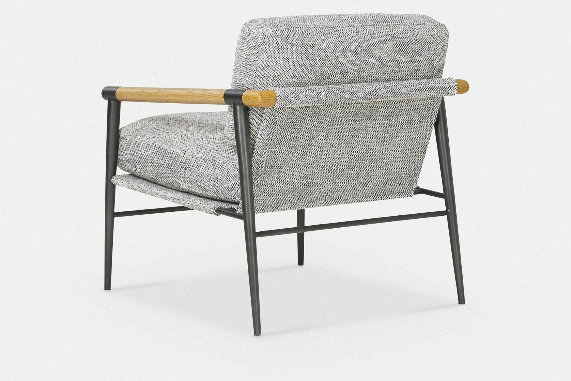 Rowen - Heathered Fabric Armchair by Four Hands