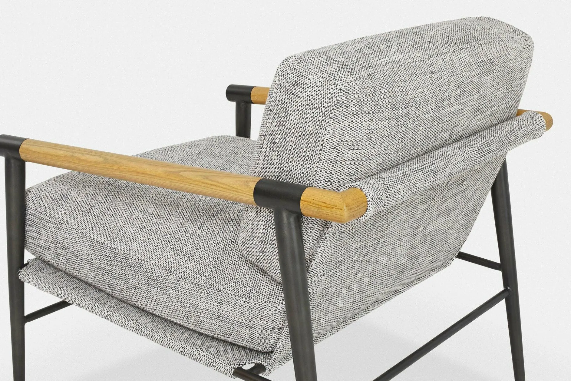Rowen - Heathered Fabric Armchair by Four Hands