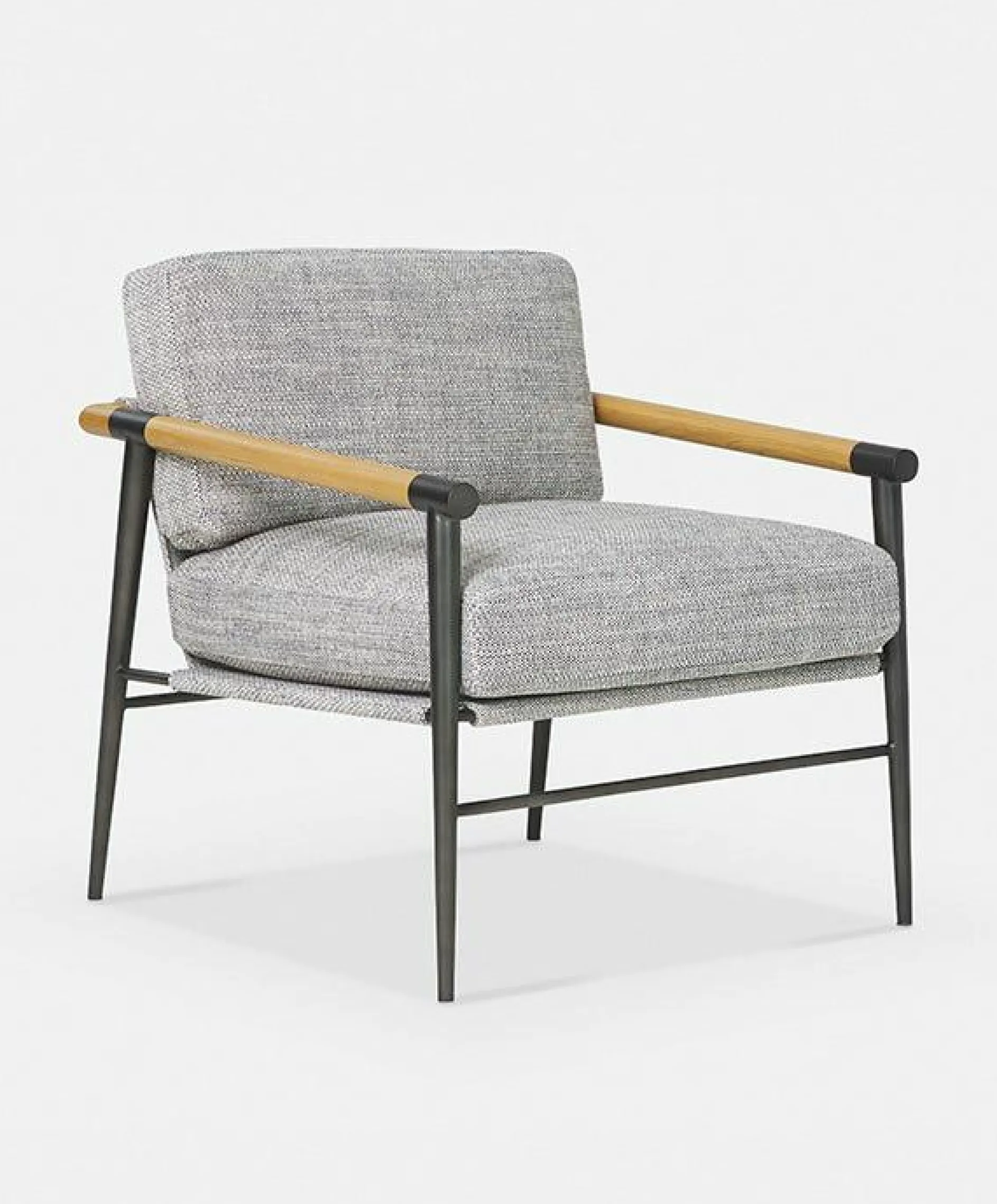 Rowen - Heathered Fabric Armchair by Four Hands