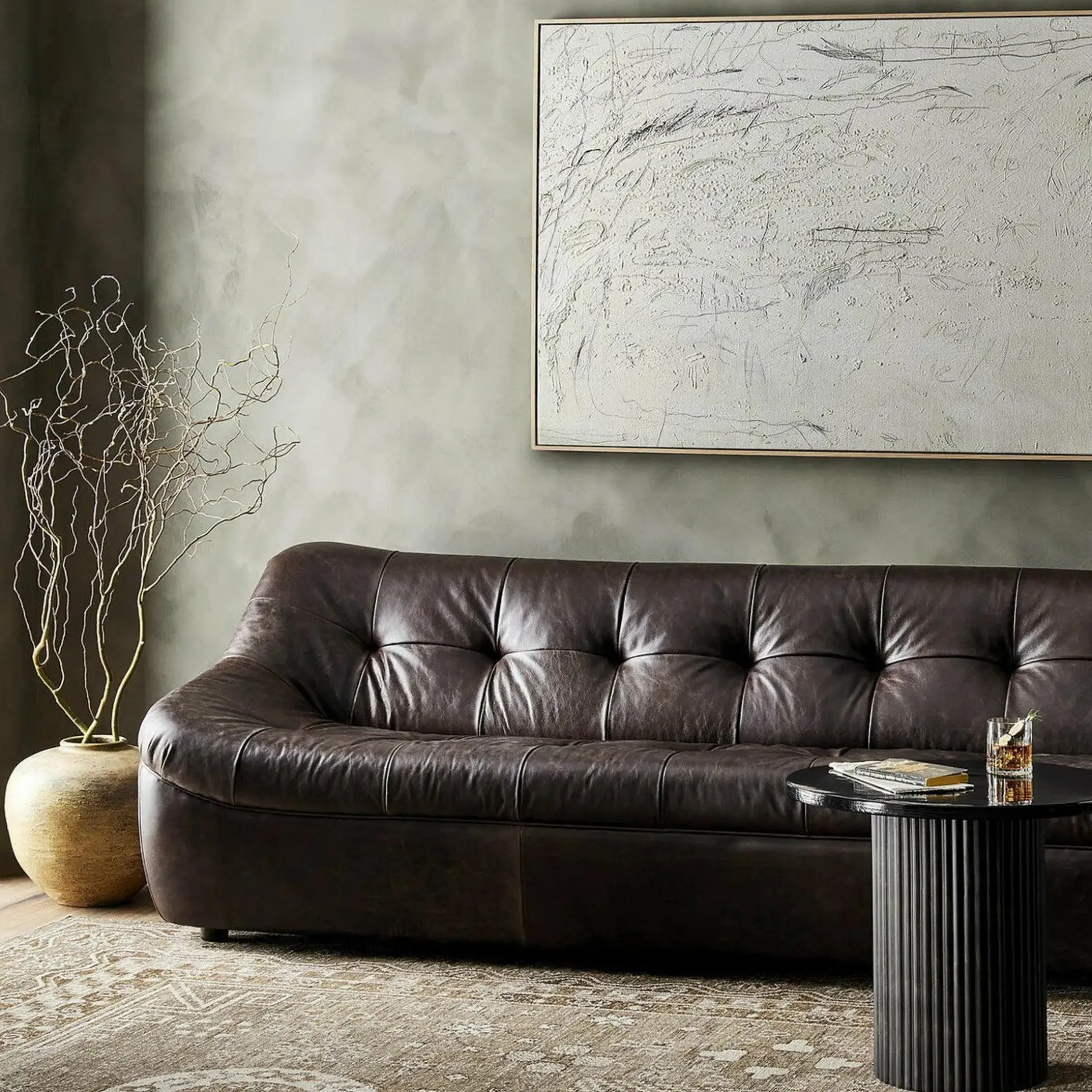 Ruben - Side Table with Round Top by Four Hands