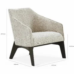 Sara - Gondola Armchair by Trica