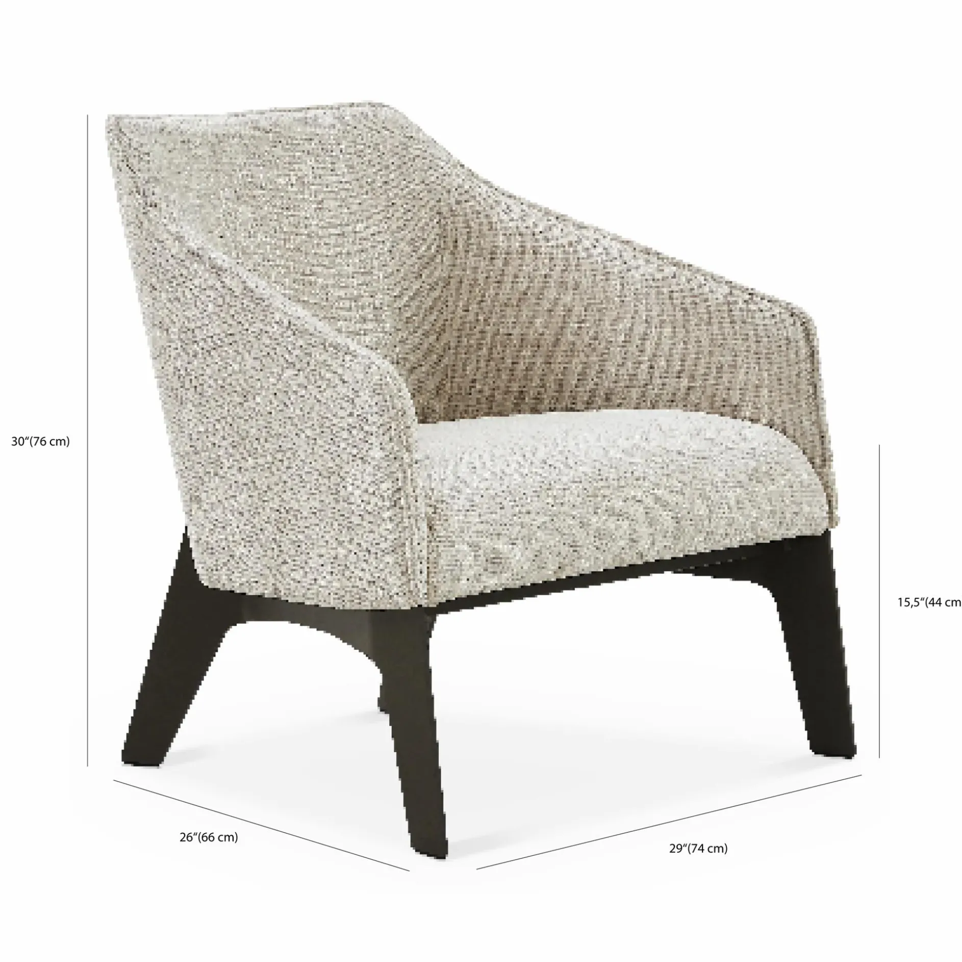 Sara - Gondola Armchair by Trica