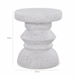 Savannah - Geographic Concrete Stool