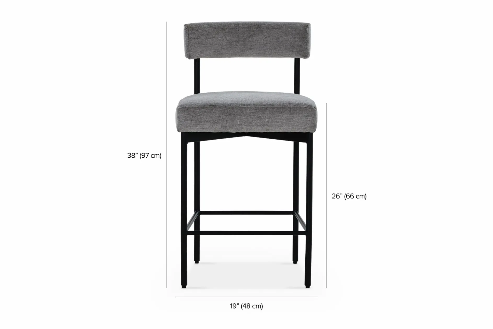 Seneca - Padded Counter Stool