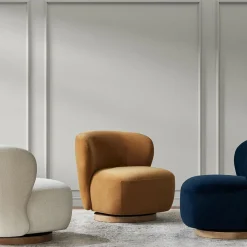 Sesame - Velvet Swivel Chair