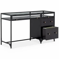 Shadow Box - Glass Top Desk
