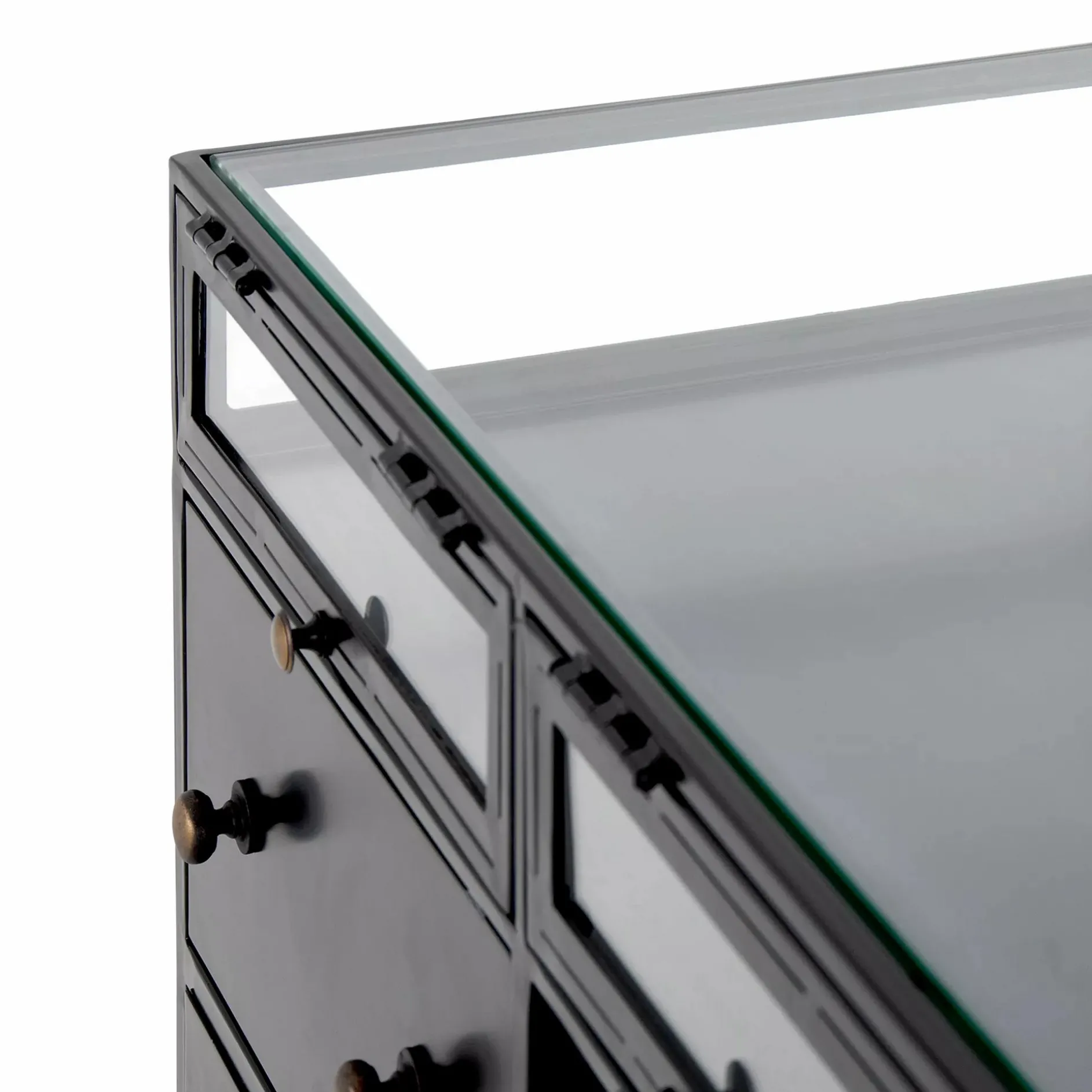 Shadow Box - Glass Top Desk