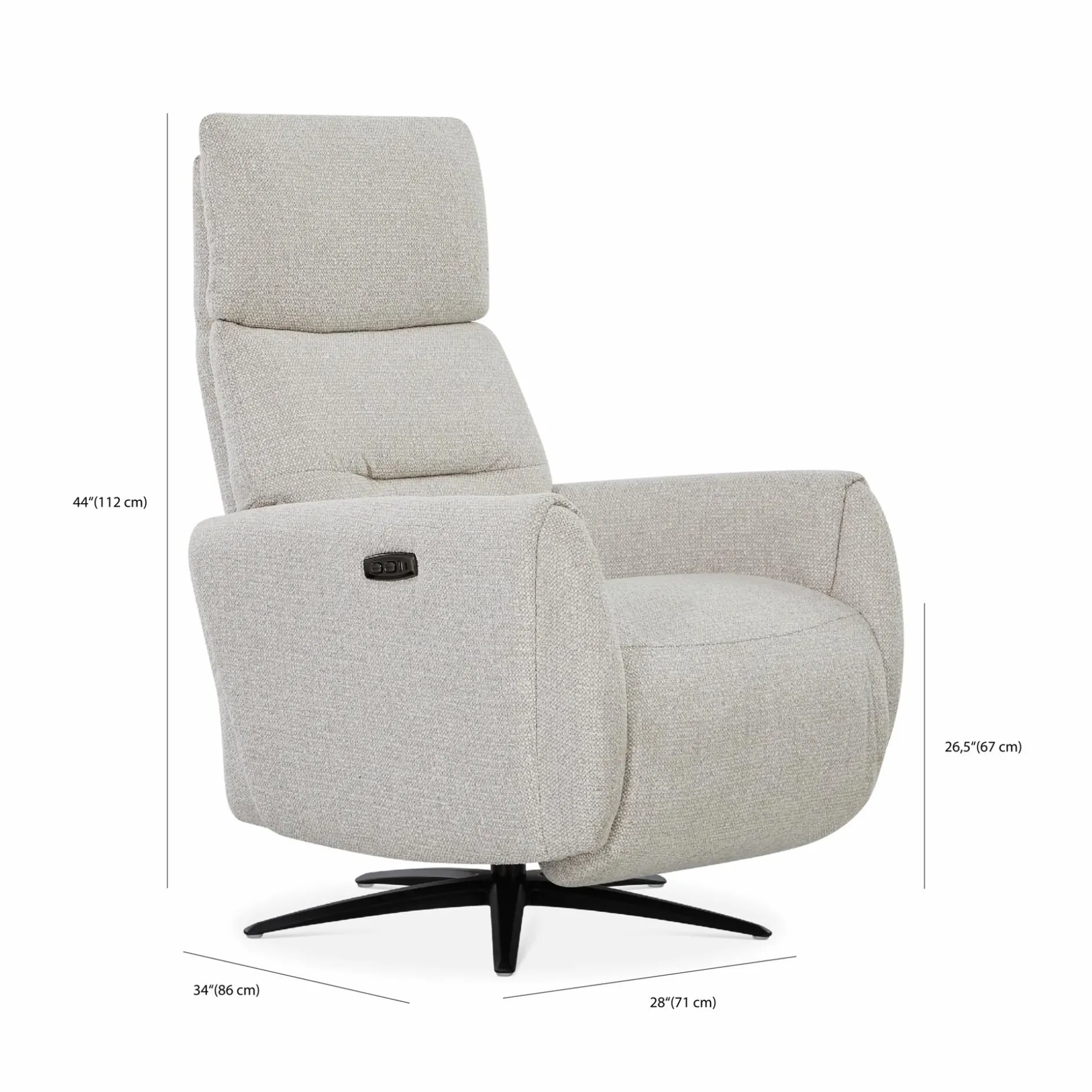 Skinner - Power Recliner with Swivel Base