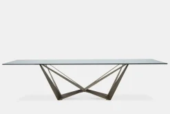 Skorpio - Table with Architectural Base by Cattelan Italia