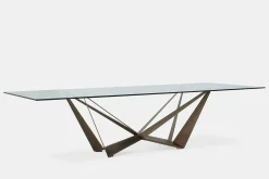 Skorpio - Table with Architectural Base by Cattelan Italia