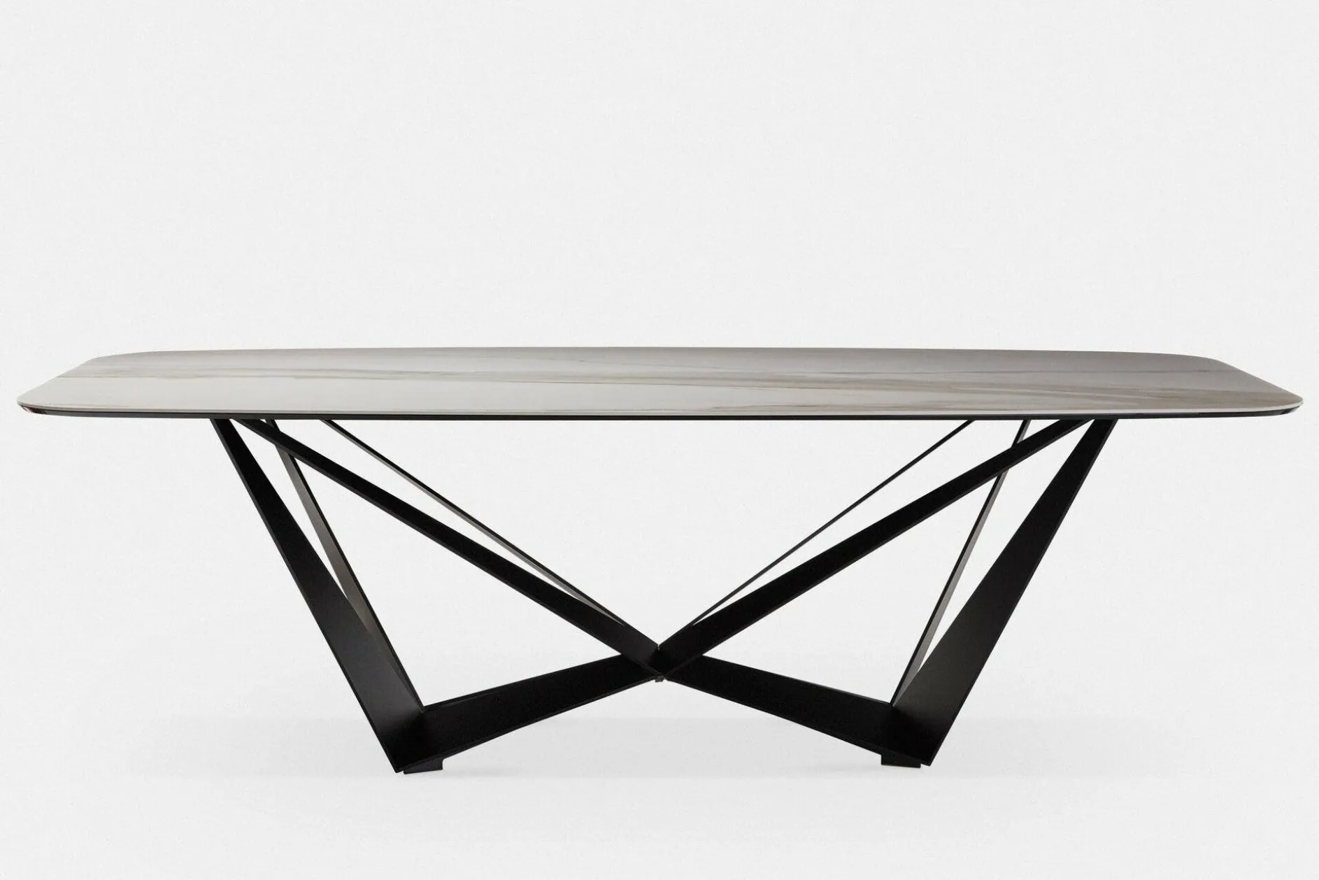 Skorpio - Table with Architectural Base by Cattelan Italia