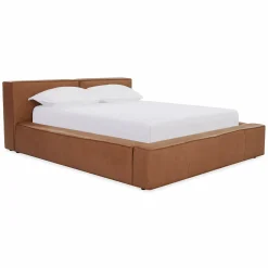 Slova - Leather Platform Bed