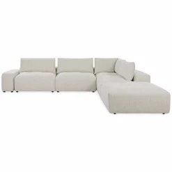 Solene - Fabric-Upholstered Sectional Sofa