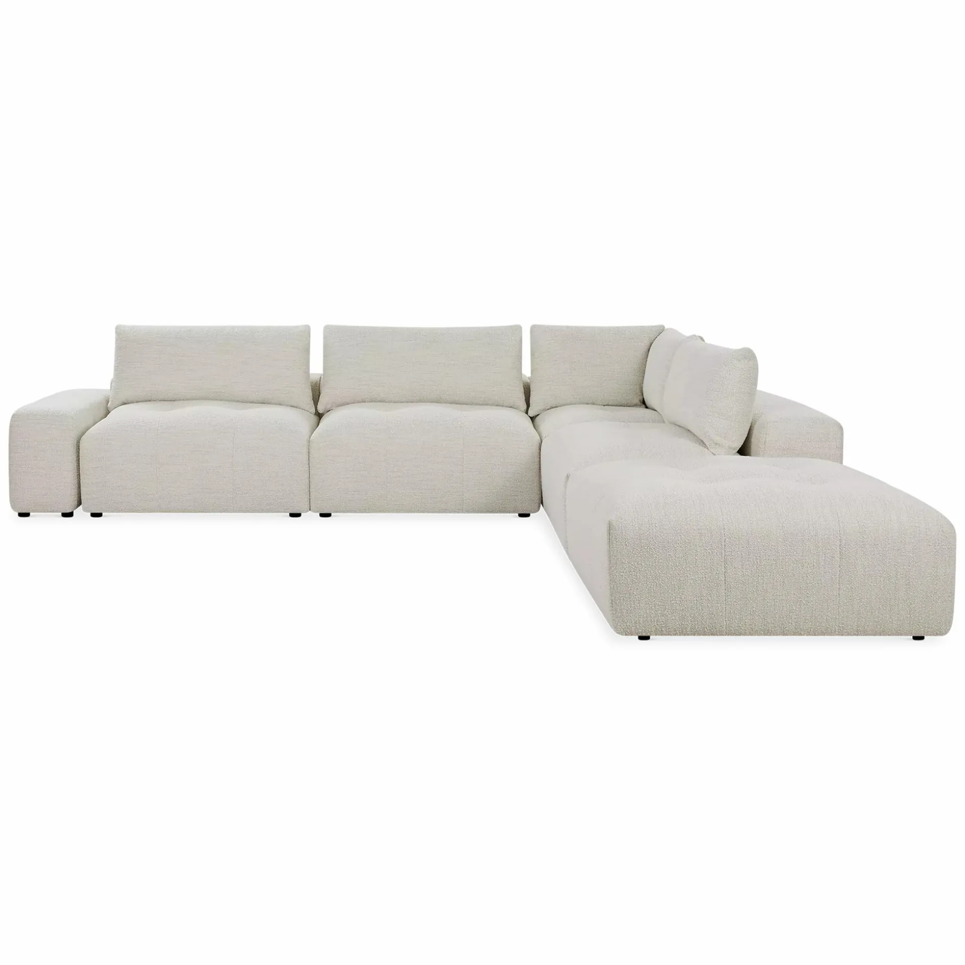 Solene - Fabric-Upholstered Sectional Sofa