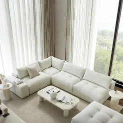 Solene - Fabric-Upholstered Sectional Sofa