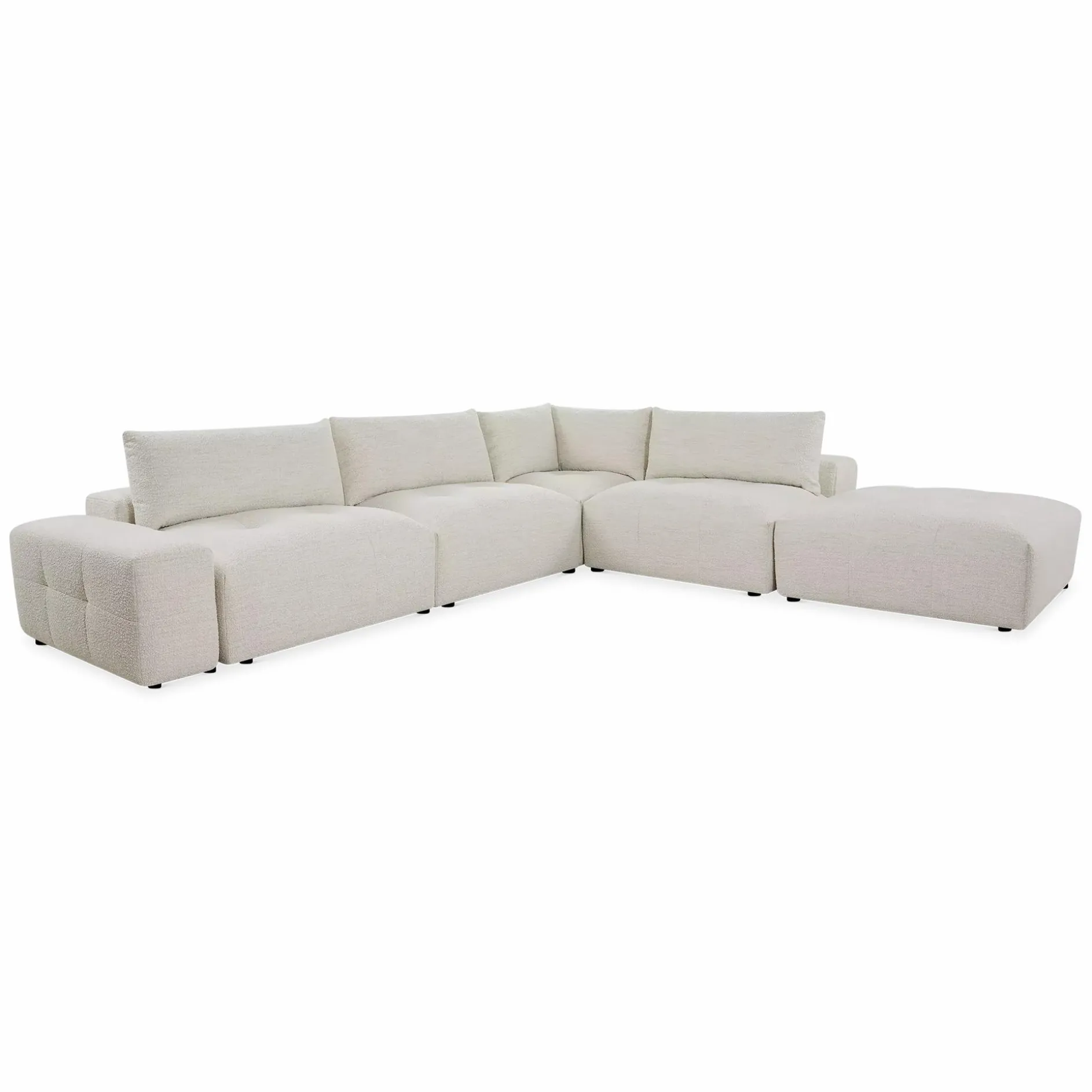 Solene - Fabric-Upholstered Sectional Sofa