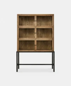 Spencer - Oak Curio Cabinet by Four Hands