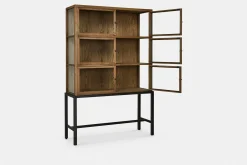 Spencer - Oak Curio Cabinet by Four Hands