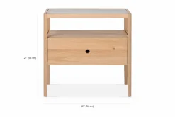 Spindle - Oak Nightstand by Ethnicraft