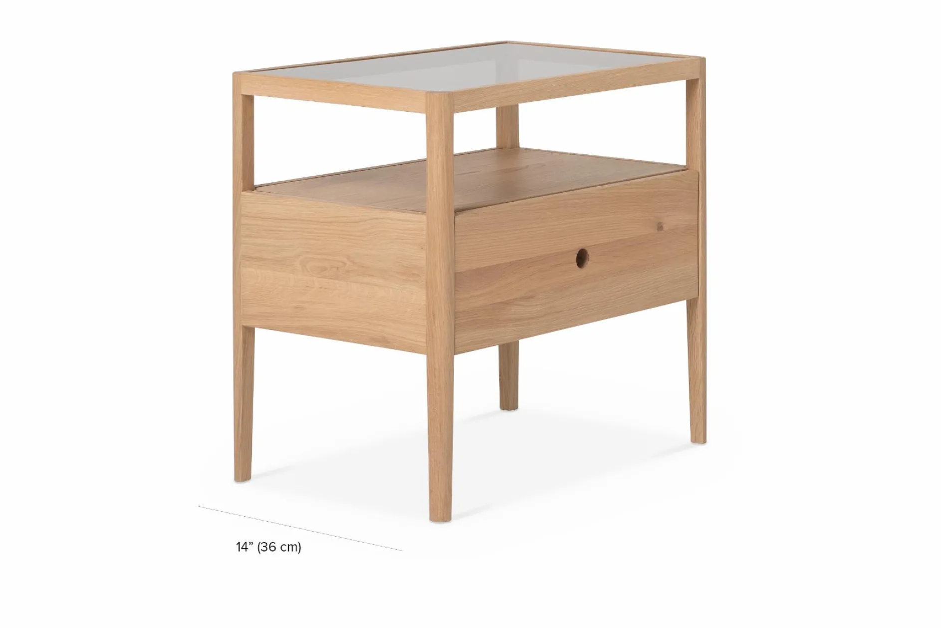 Spindle - Oak Nightstand by Ethnicraft