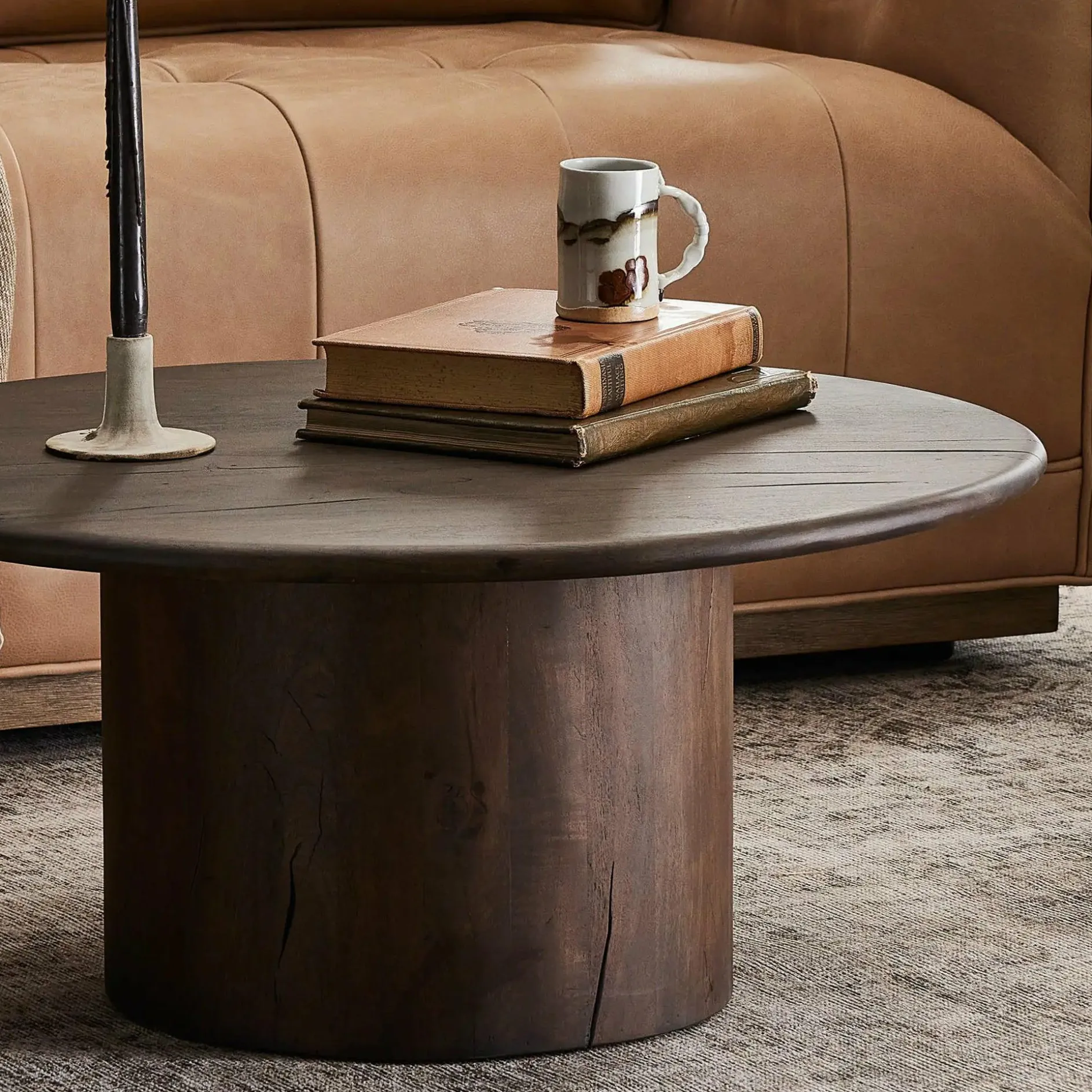 Stuart - Round Coffee Table by Four Hands