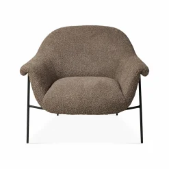 Suerte - Brown Fabric Upholstered Armchair by Four Hands