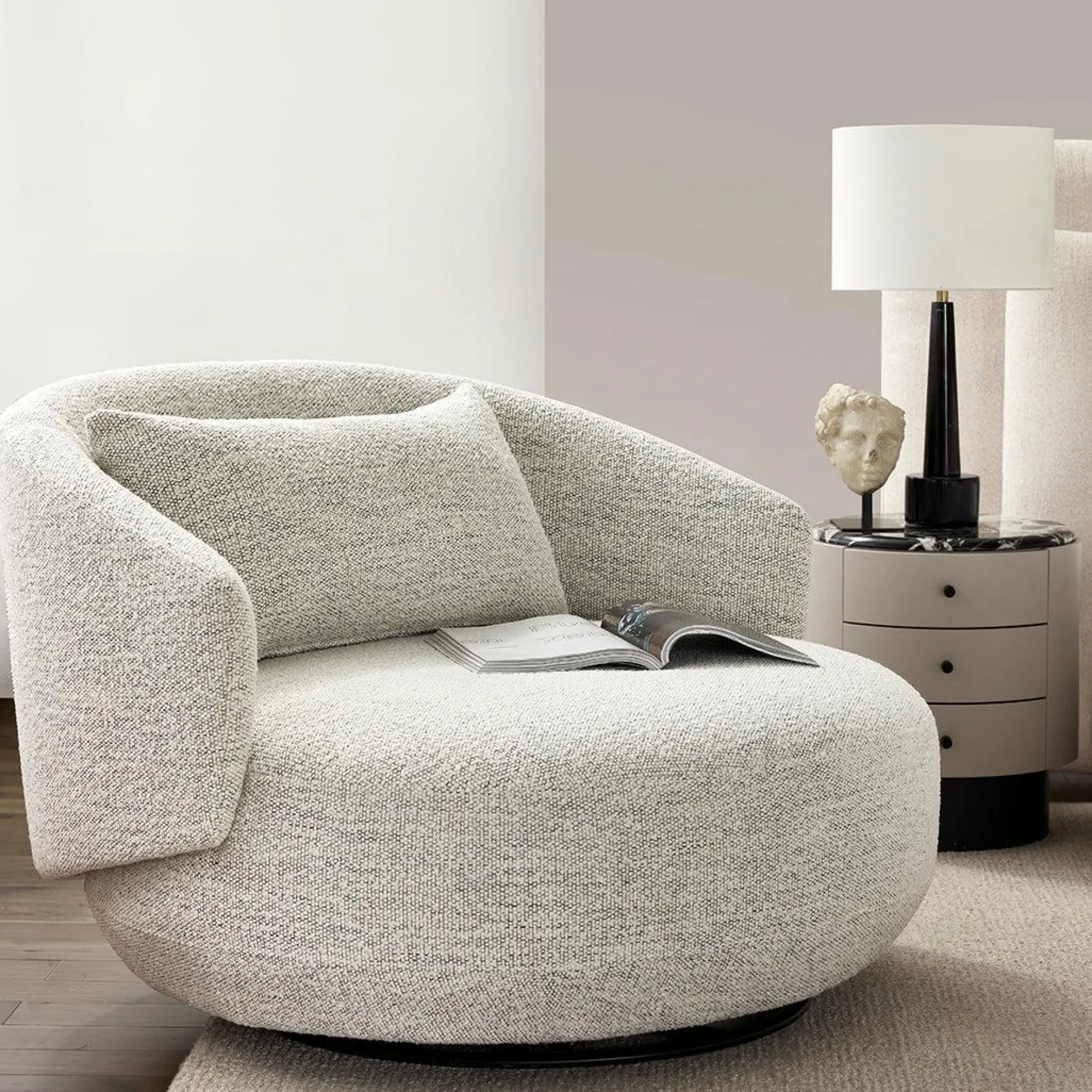 Suny - Large Swivel Chair