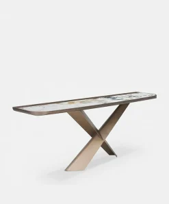 Terminal Keramik Premium - Lacquered Steel Console Table by Cattelan Italia