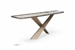 Terminal Keramik Premium - Lacquered Steel Console Table by Cattelan Italia