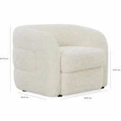Theodore - Faux Sheepskin Armchair