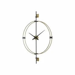 Time Flies - Brass Wall Clock
