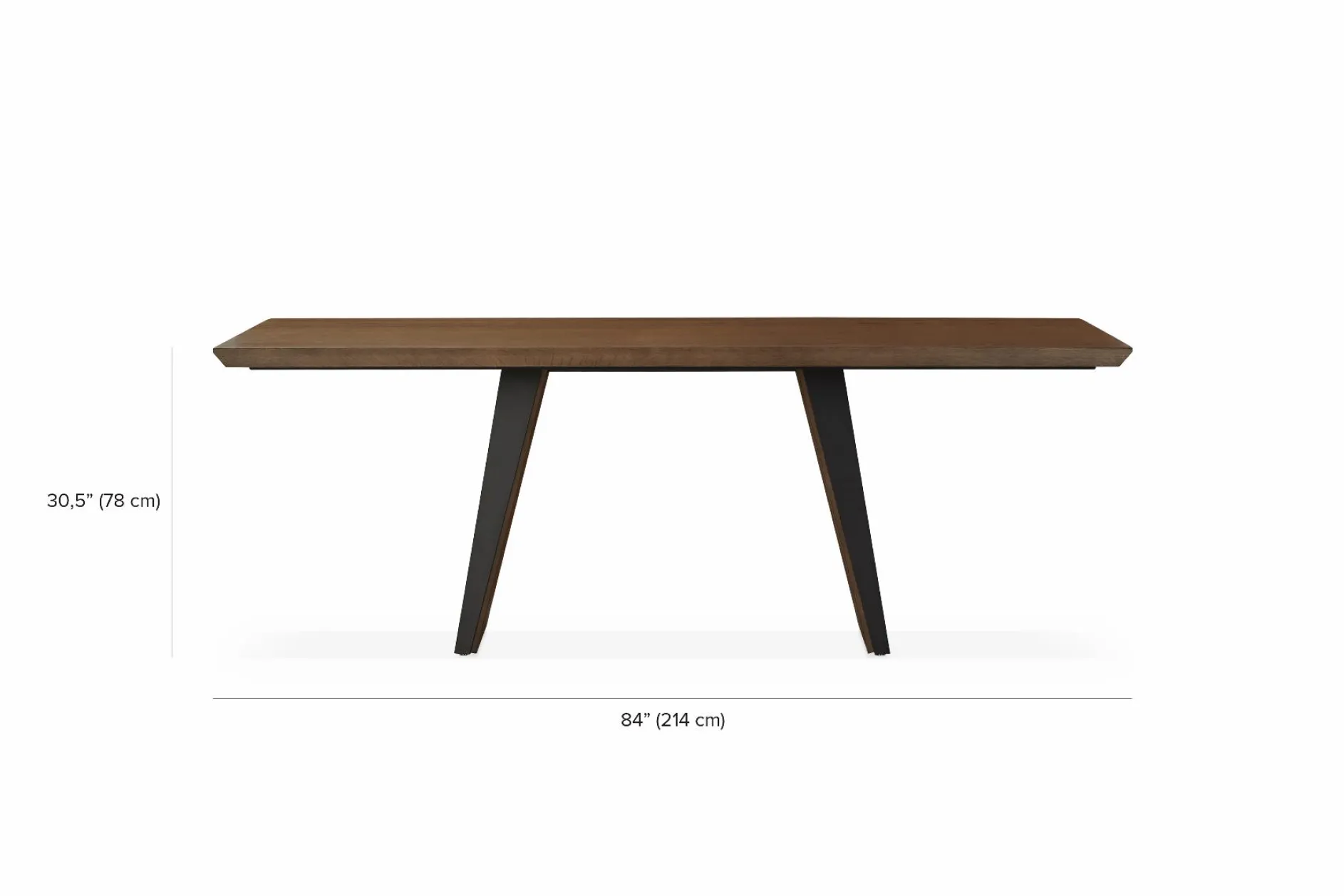 Timeless - Table with Wooden Top by Trica