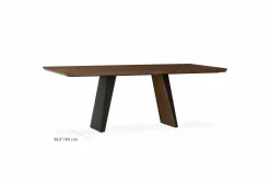 Timeless - Table with Wooden Top by Trica