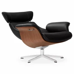 Timeout - Leather Recliner with Footrest by Conform