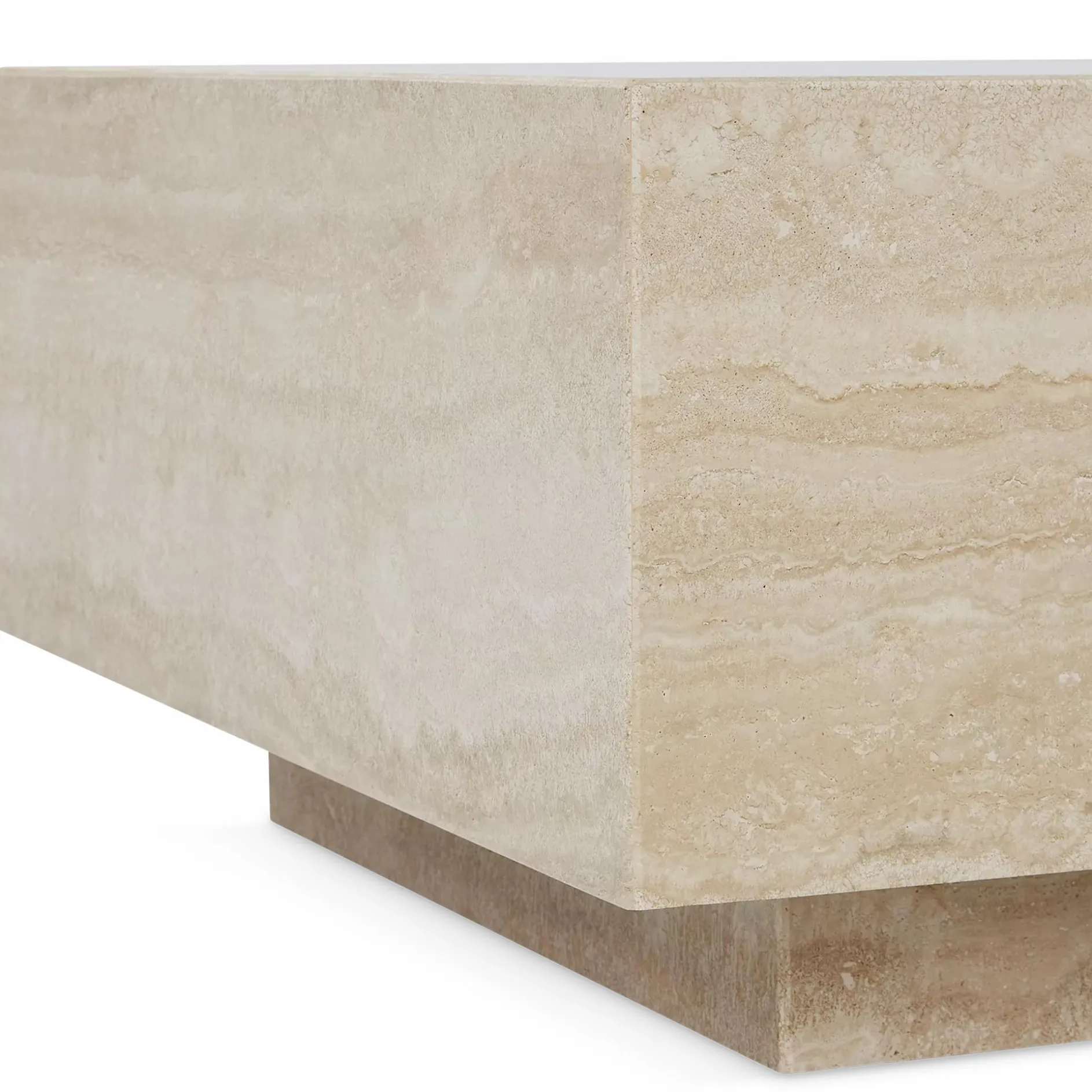 Traveri - Travertine Coffee Table
