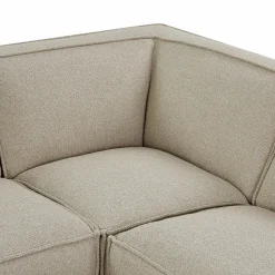 Trevis - Fabric-Upholstered Sectional Sofa by Furninova